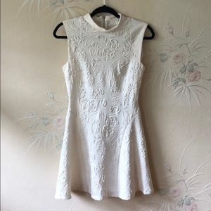 Mustard Seed 3D printed white dress
